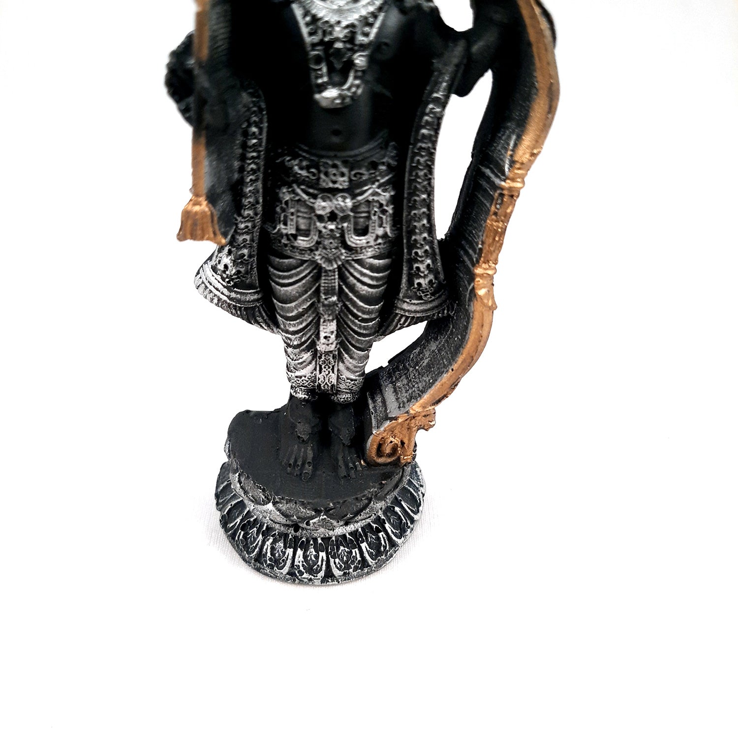 Ram Lalla Ayodhya Mandir Idol | Ram Lala Statue Miniature Sculpture - For Gift, Home Decor, Temple, Pooja, Car Dashboard - 5 Inch - apkamart