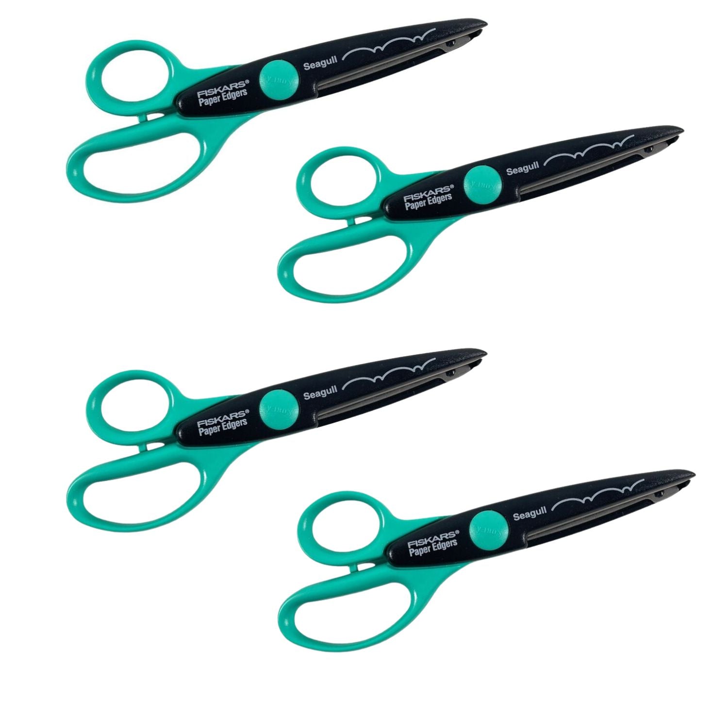 Zig zag Paper Shaper Scissor Set | Craft Tool | Fancy Scissors in Assorted Colors – for Art &Crafts, DIY, Scrapbooking, and Card Making