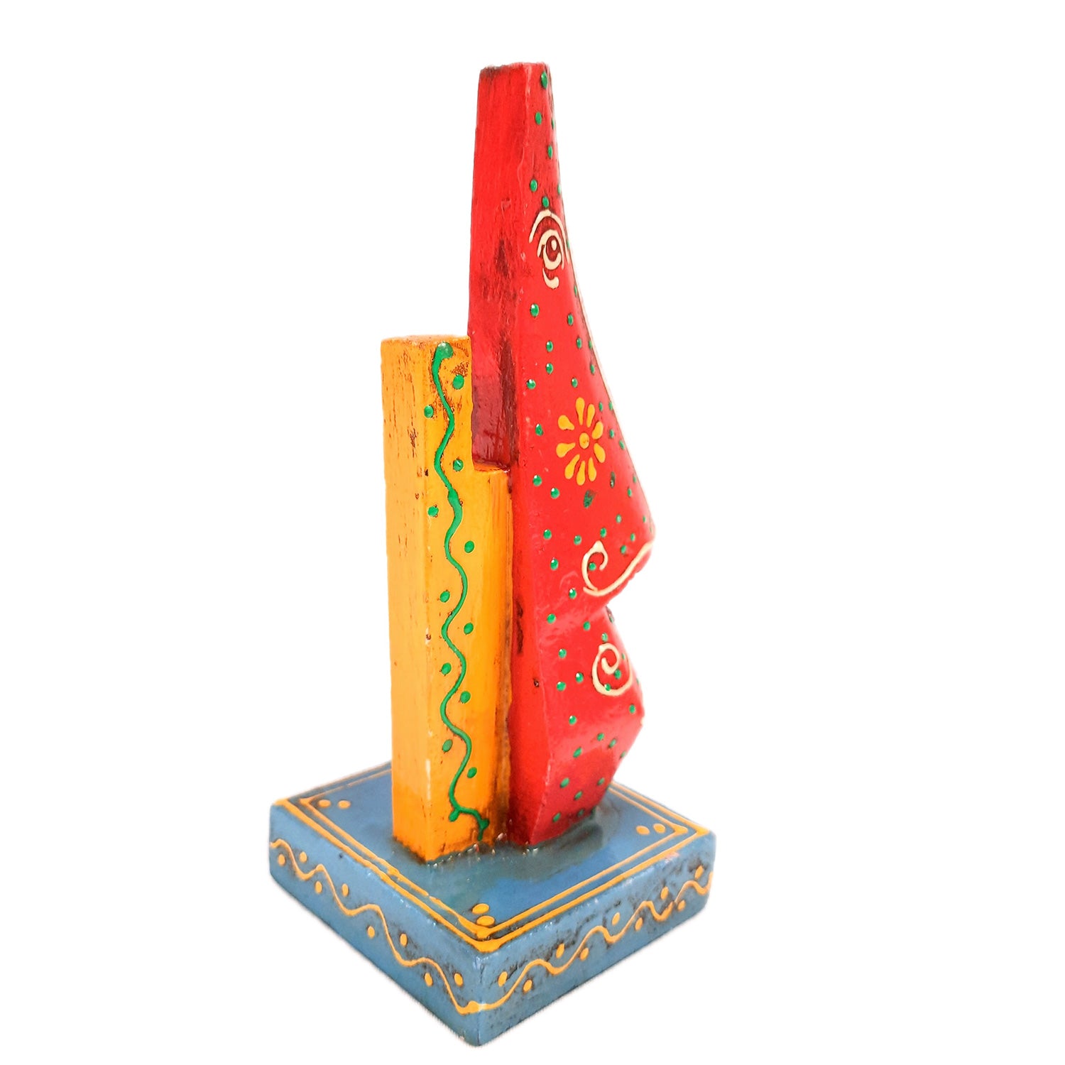 Wooden Spectacle Holders | Specs Eyeglass Holder Stand Nose Shaped - For Home, Desktop, Table, Office Decor, Organization & Gifts - apkamart #Style_Design 3