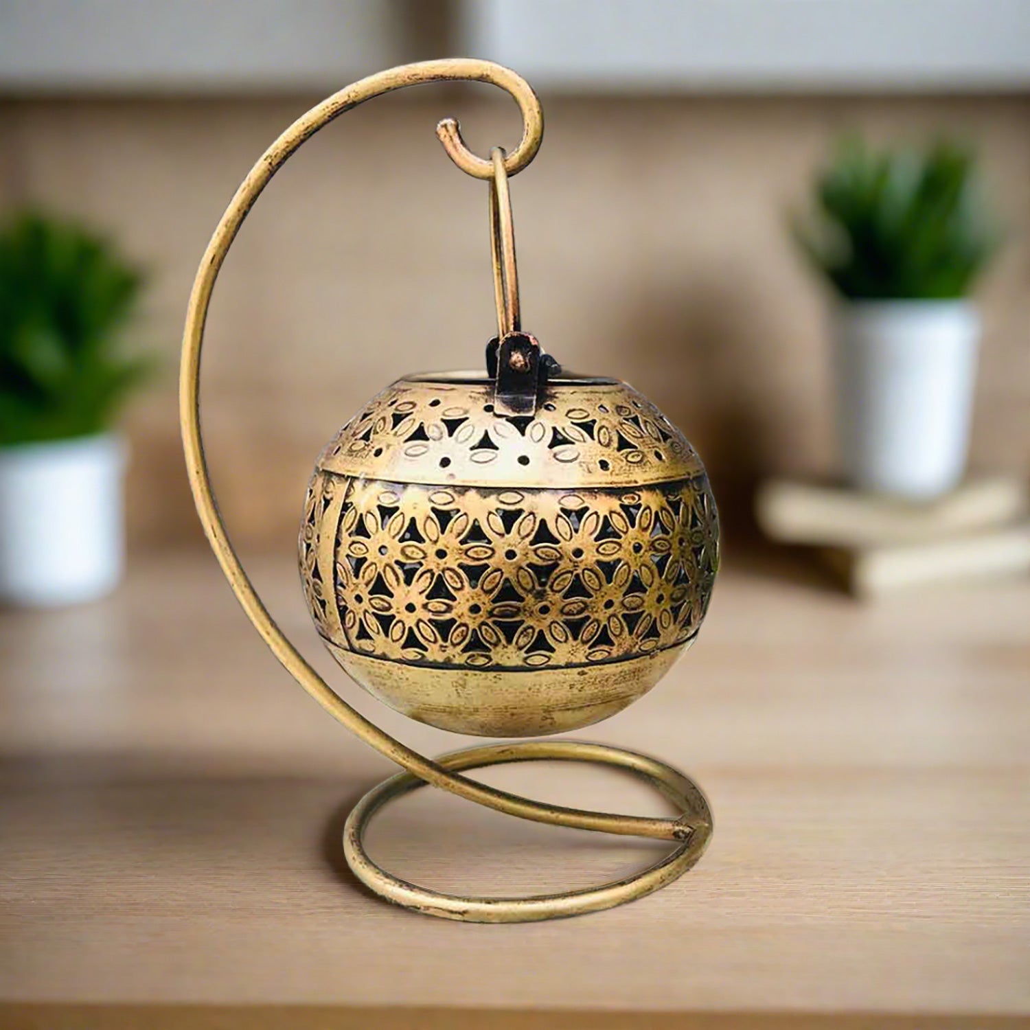 Candles Votives - Hanging Tea Light Holder - 10 Inch - ApkaMart