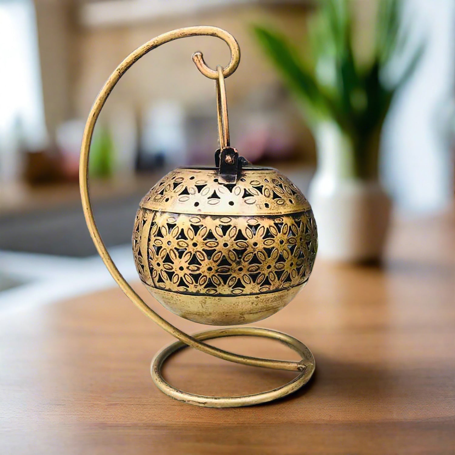 Candles Votives - Hanging Tea Light Holder - 10 Inch - ApkaMart