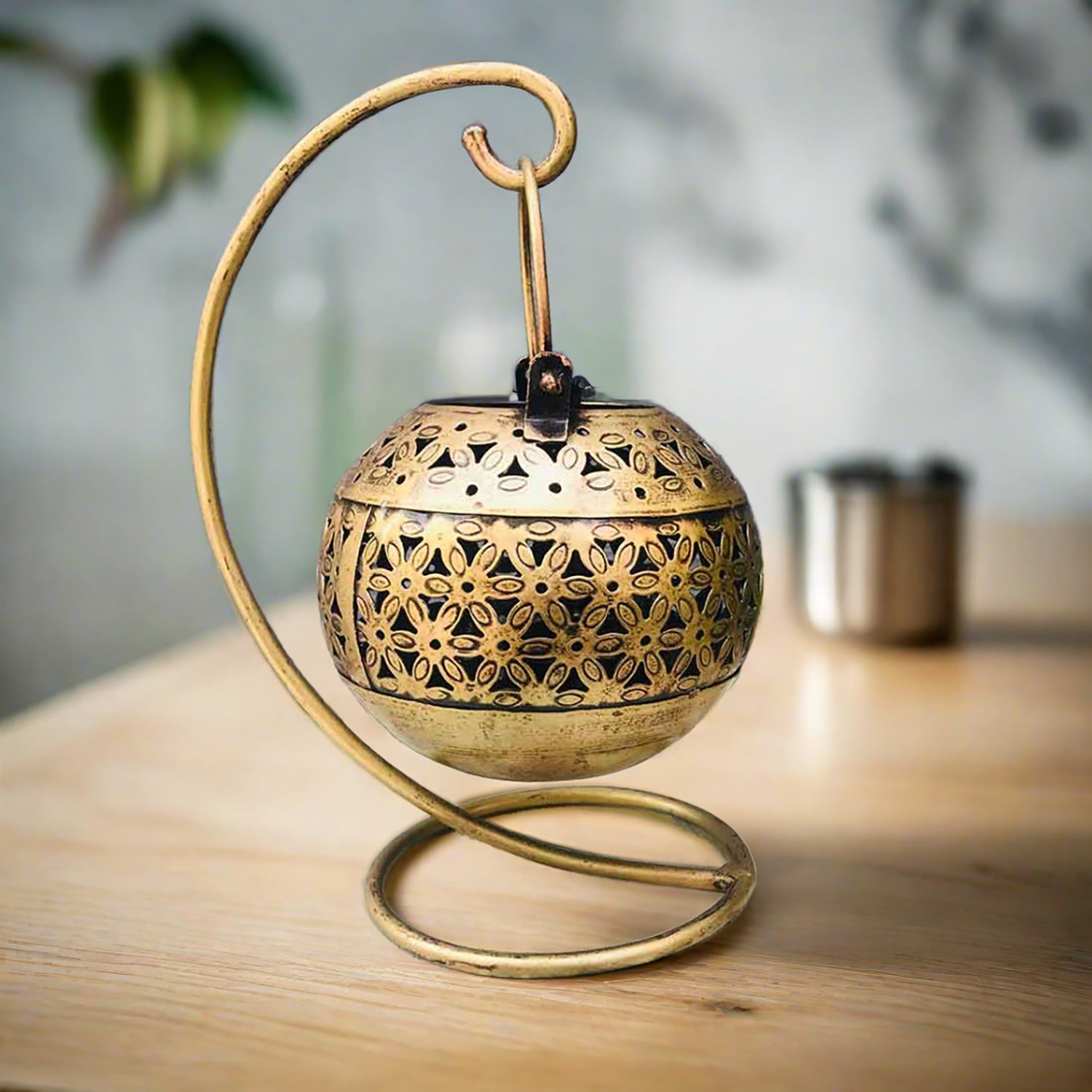 Candles Votives - Hanging Tea Light Holder - 10 Inch - ApkaMart