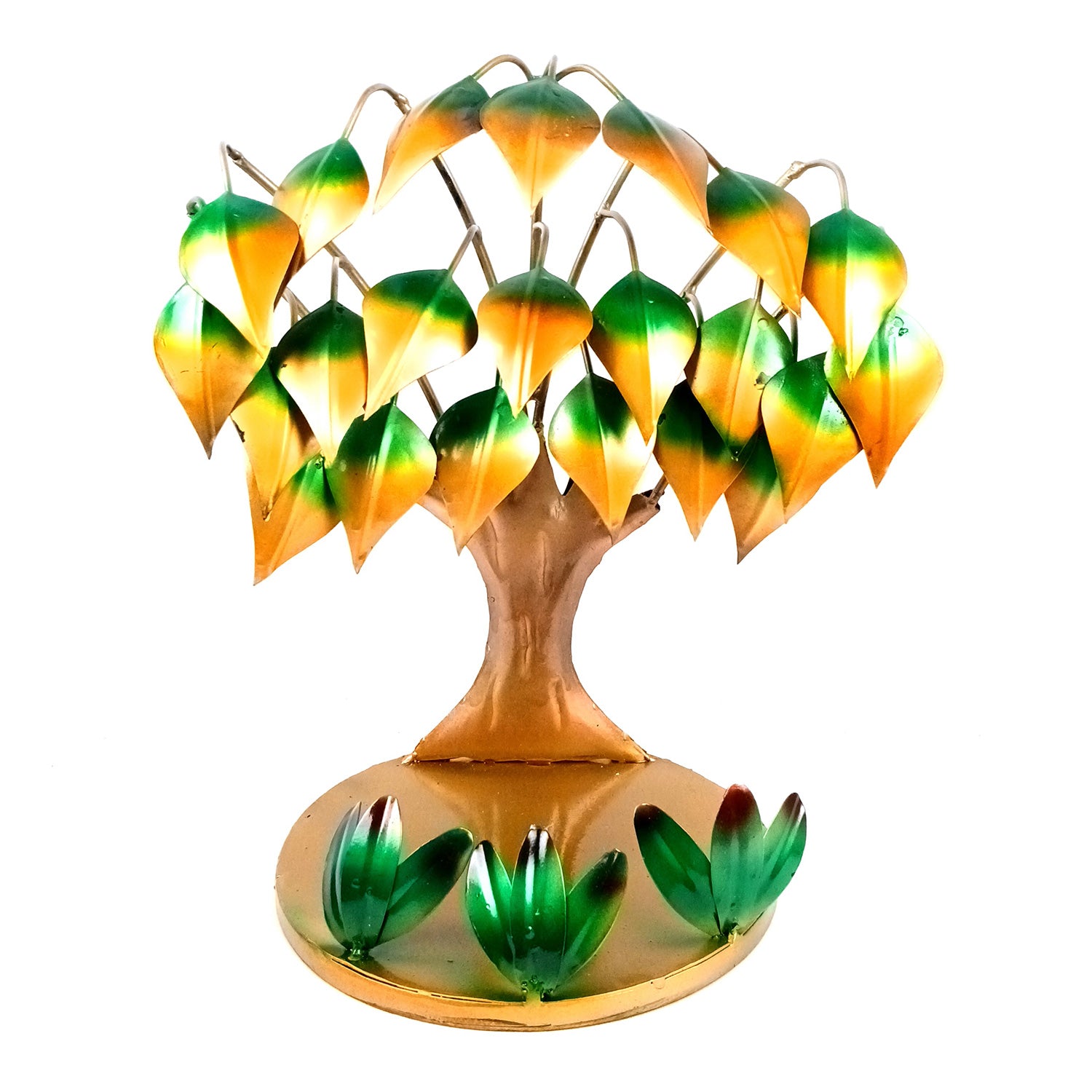 Tree Showpiece | Display Stand / Aasan for God Statues, Idols & Buddha Showpieces - for Temple, Home, Living Room, Office Desk, Mandir Decor & Gifts - 14 Inch - Apkamart