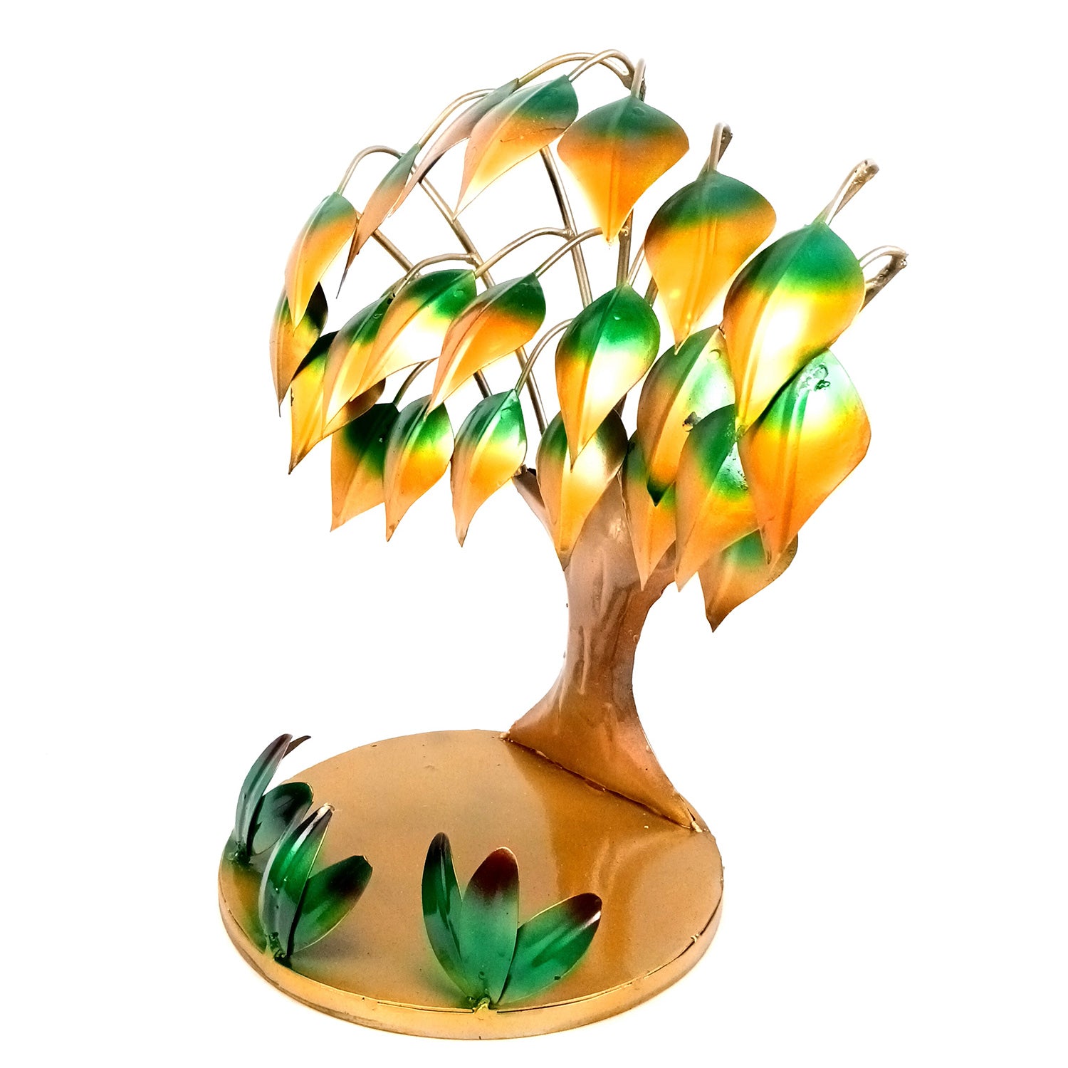 Tree Showpiece | Display Stand / Aasan for God Statues, Idols & Buddha Showpieces - for Temple, Home, Living Room, Office Desk, Mandir Decor & Gifts - 14 Inch - Apkamart