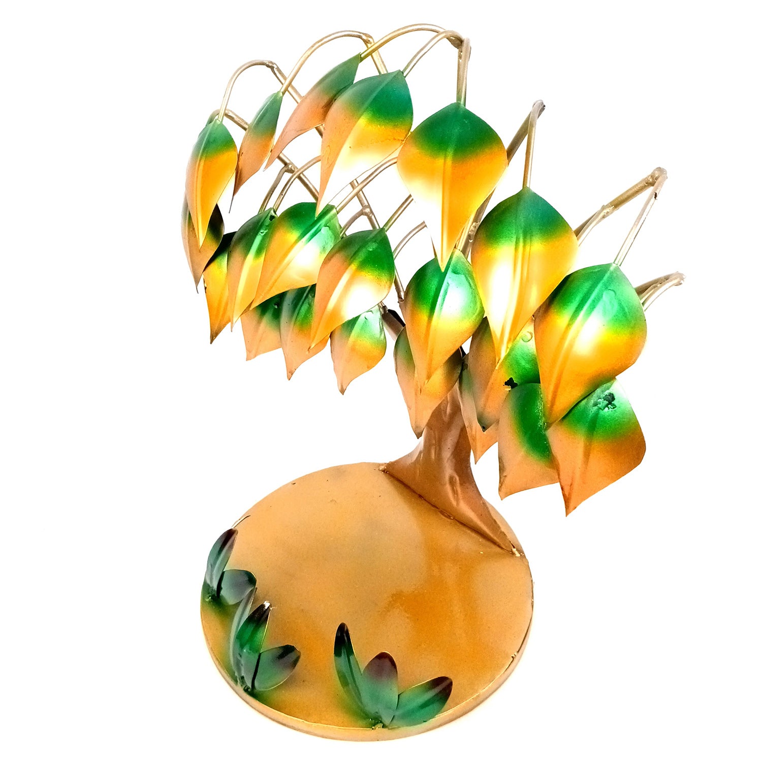 Tree Showpiece | Display Stand / Aasan for God Statues, Idols & Buddha Showpieces - for Temple, Home, Living Room, Office Desk, Mandir Decor & Gifts - 14 Inch - Apkamart