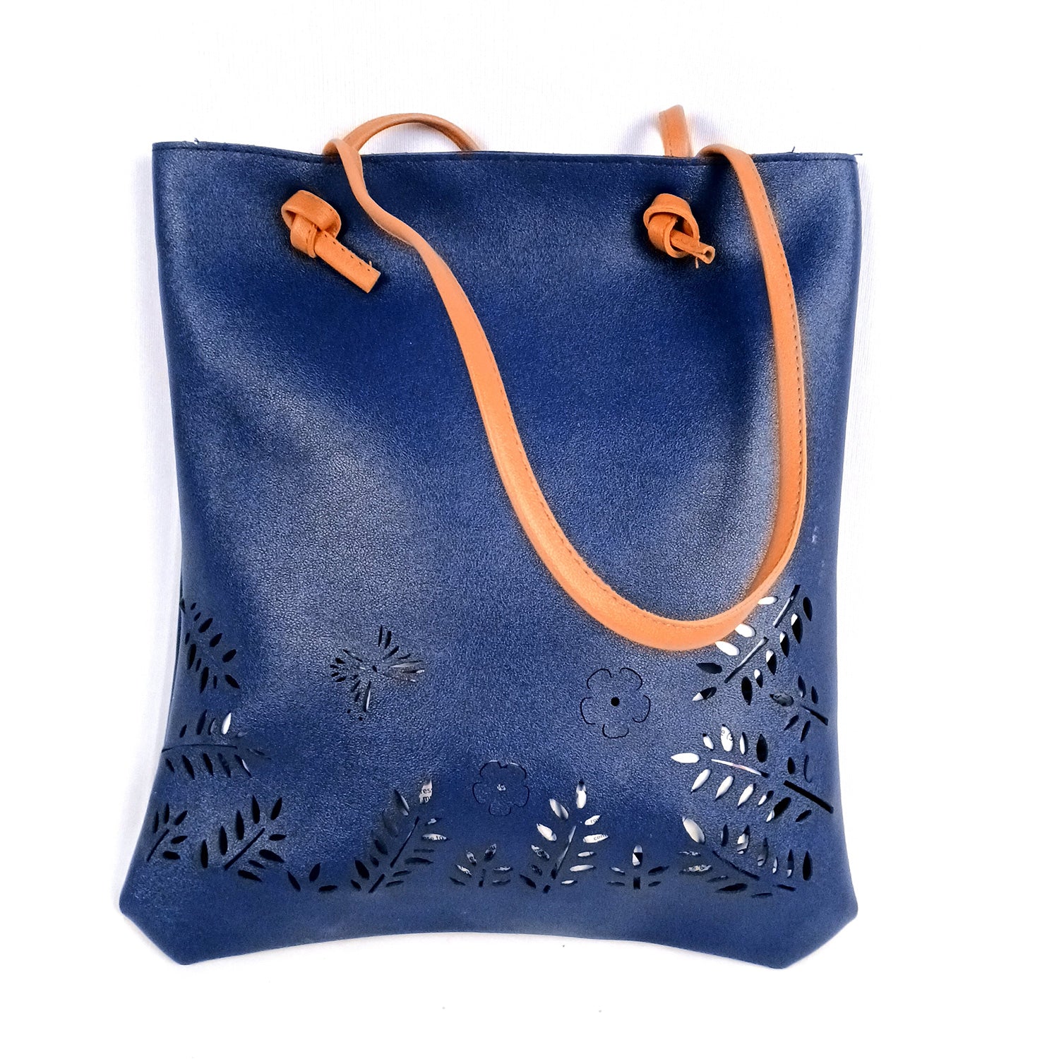 Women's Tote Bags | Premium PU Leather Big Shoulder Bag | Ladies Purse Top Handle Large Capacity Handbags - For Woman, Girls, Laptop, Office & Gifts - Apkamart #Colour_Blue