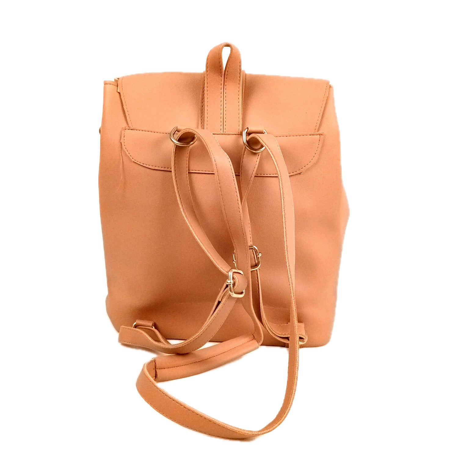 Backpack Bag | Premium PU Leather Casual Backpack | Latest Trendy Pithoo Bags | School & College Bags - For Woman, Girls, Laptop, Office & Gifts - Apkamart