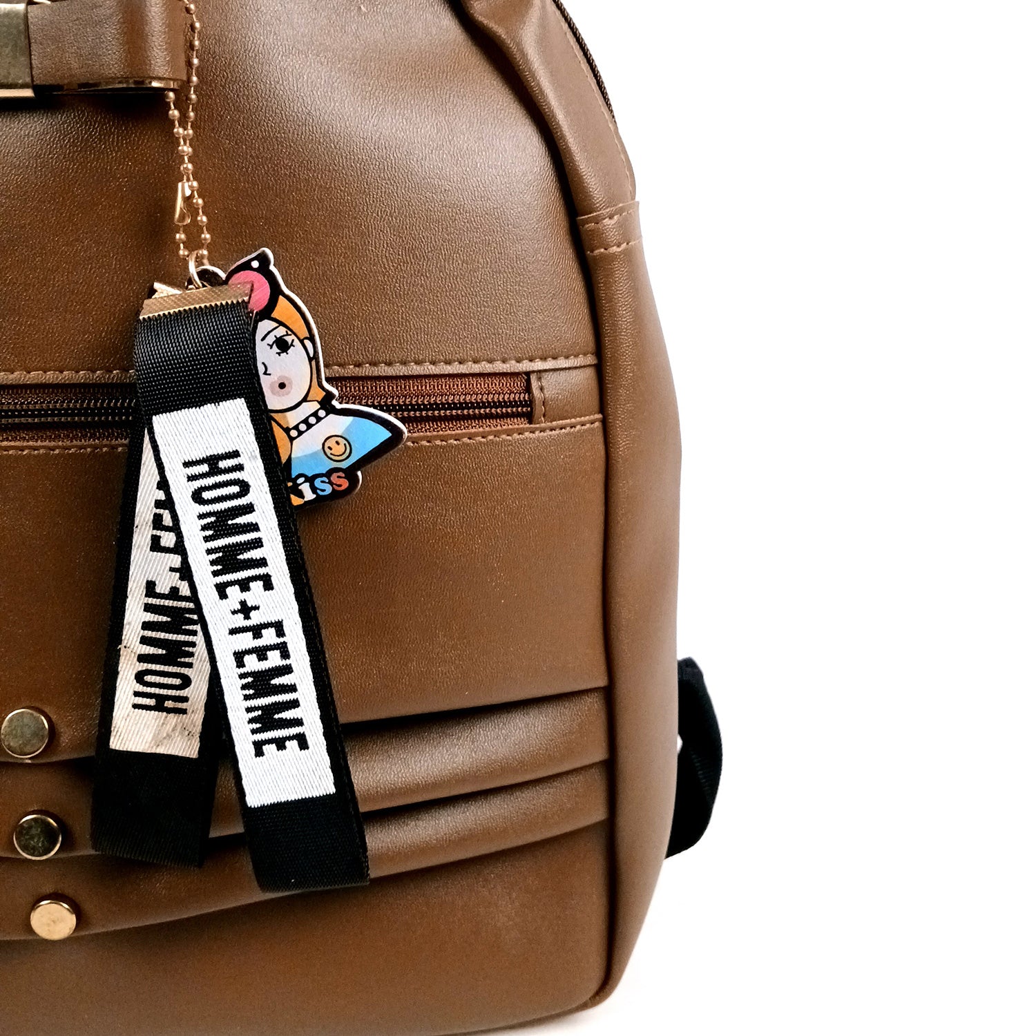 Backpack Bag |Premium PU Leather Casual Pithu Bags | Latest Trendy Office Bag | School & College Bags for Girls - For Woman, Girls, Laptop, Office & Gifts - Blue - Apkamart #Colour_Brown