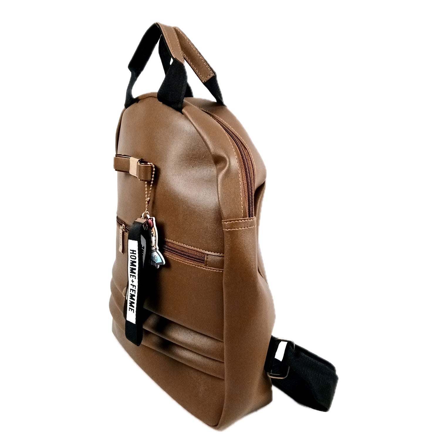 Backpack Bag |Premium PU Leather Casual Pithu Bags | Latest Trendy Office Bag | School & College Bags for Girls - For Woman, Girls, Laptop, Office & Gifts - Blue - Apkamart #Colour_Brown