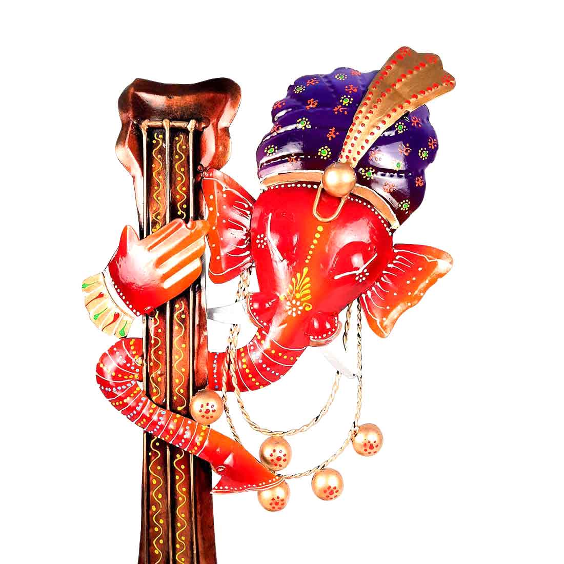 Ganesh Showpiece - Decorative Showpiece for Table & Office Decor - 20 Inch - ApkaMart #Color_Red