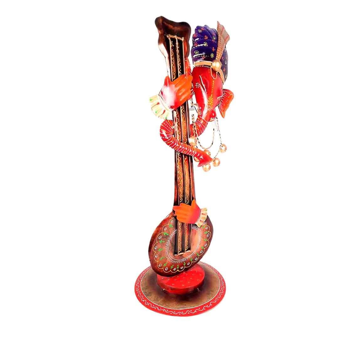 Ganesh Showpiece - Decorative Showpiece for Table & Office Decor - 20 Inch - ApkaMart #Color_Red