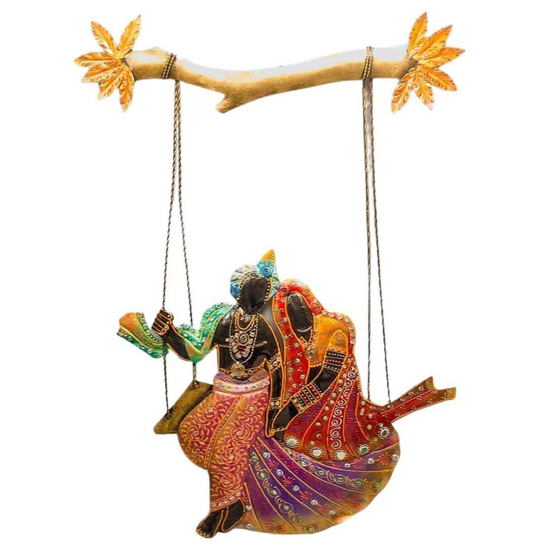 Radha Krishna Wall Hanging | LED  Wall Decor - 29 Inch - ApkaMart