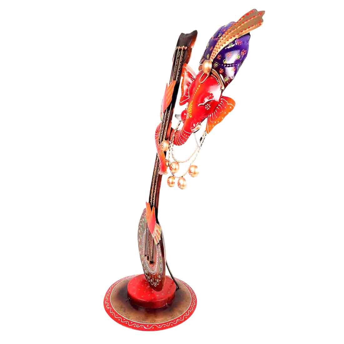 Ganesh Showpiece - Decorative Showpiece for Table & Office Decor - 20 Inch - ApkaMart #Color_Red