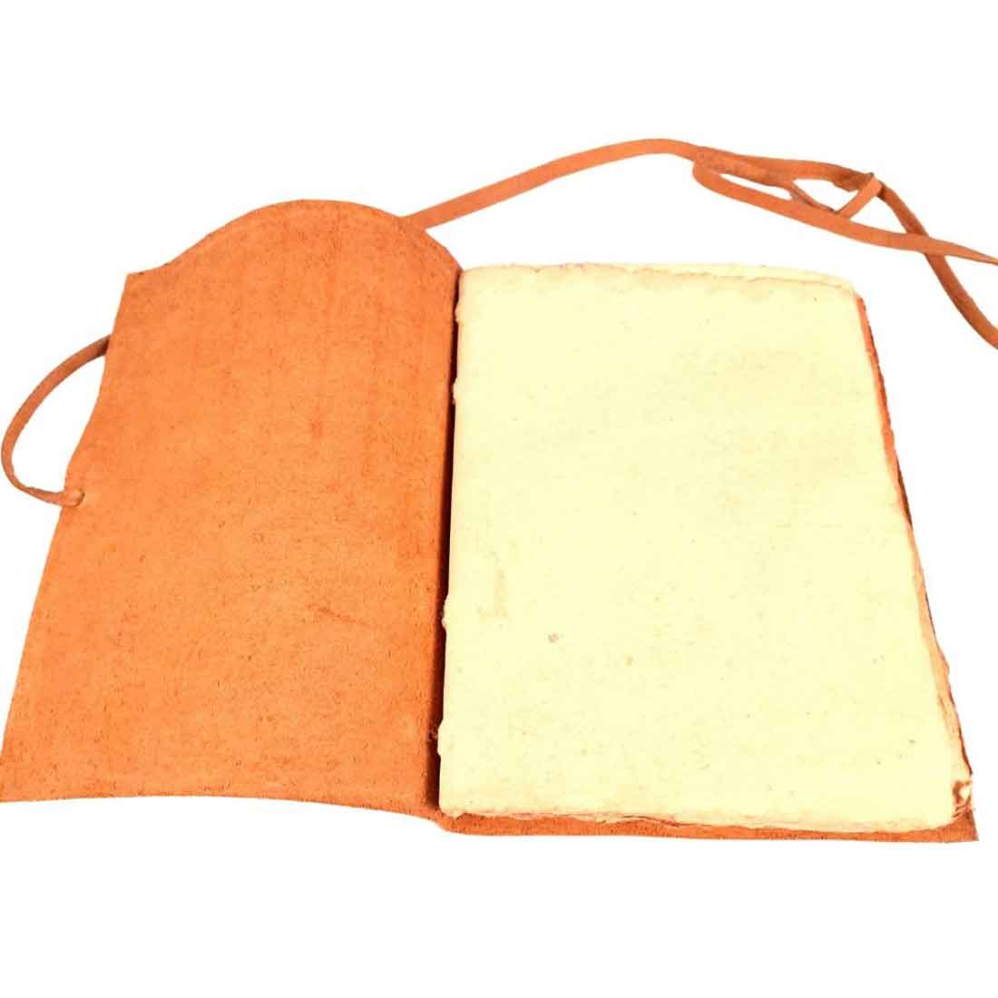 Leather Journal Notebook - Writing Journals for Men & Women - 8 Inch - ApkaMart