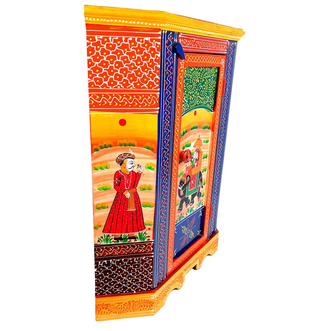 Almirah Corner Rack - Table with Drawer - for Bedroom with Storage - 24 Inch - ApkaMart