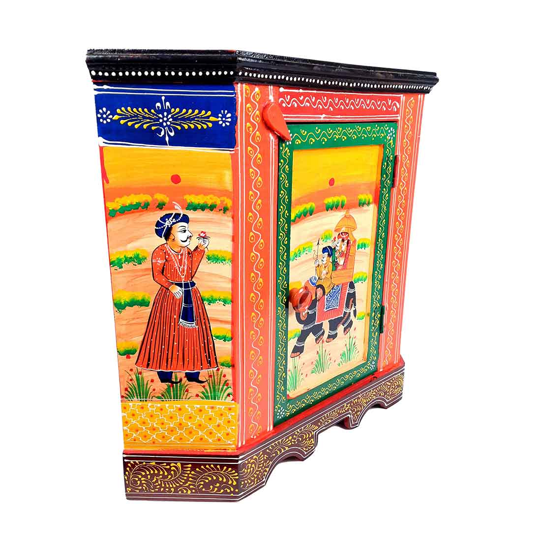 Almirah Corner Rack Corner | Tables for Living Room for Interiors Decor - 18 Inch - ApkaMart