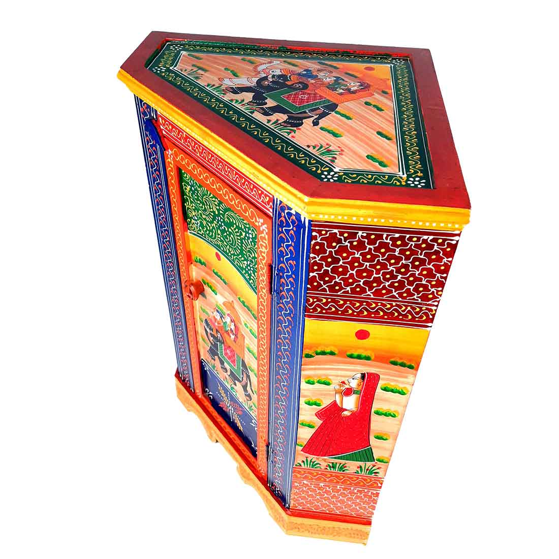 Almirah Corner Rack - Table with Drawer - for Bedroom with Storage - 24 Inch - ApkaMart