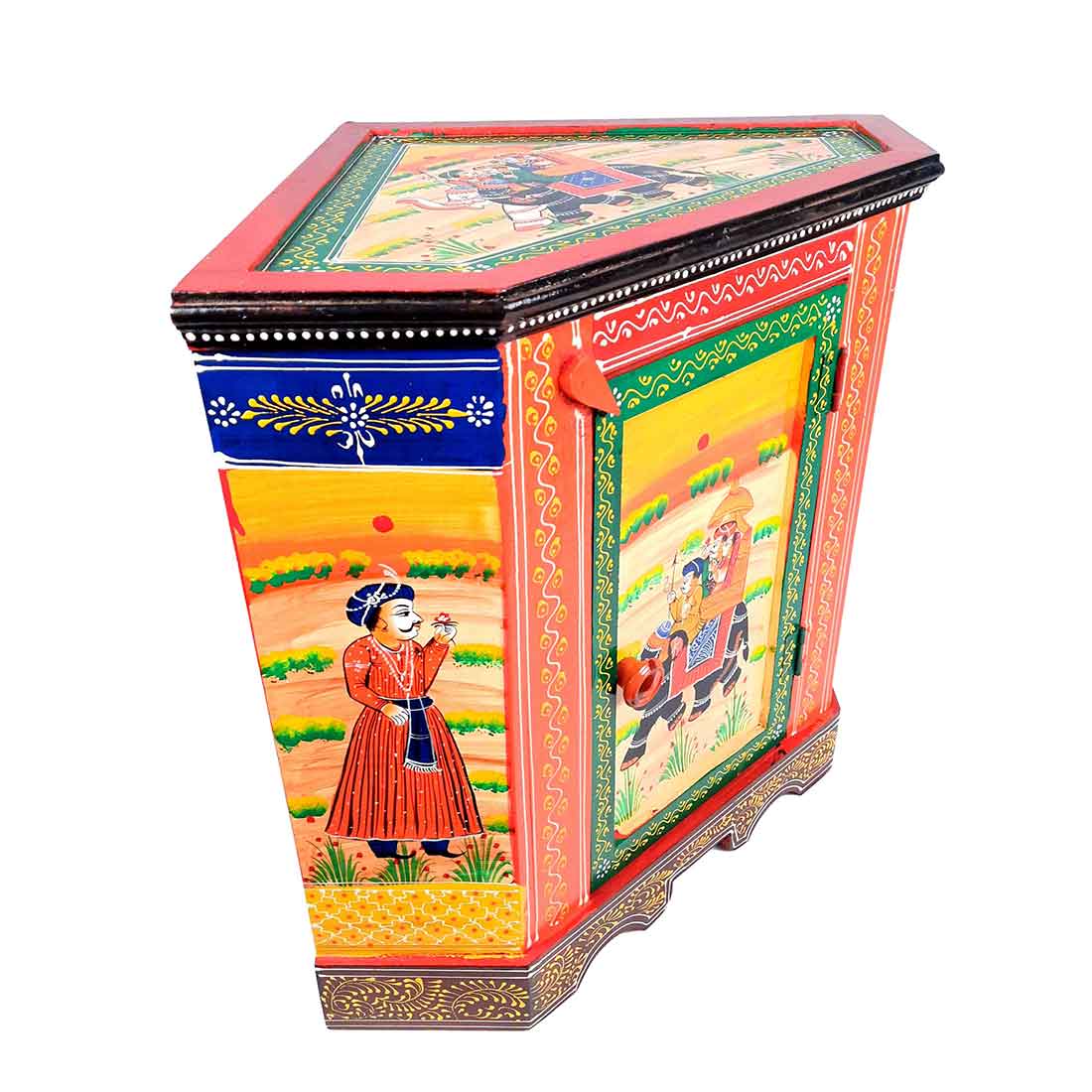 Almirah Corner Rack Corner | Tables for Living Room for Interiors Decor - 18 Inch - ApkaMart