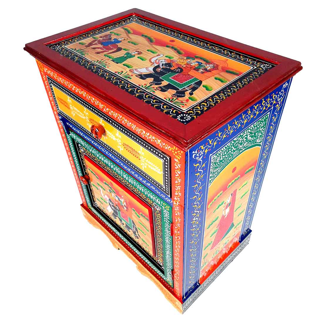 Bedside Table | Side Table with Drawer | for Placing Books & Magazines - 24 Inch - ApkaMart