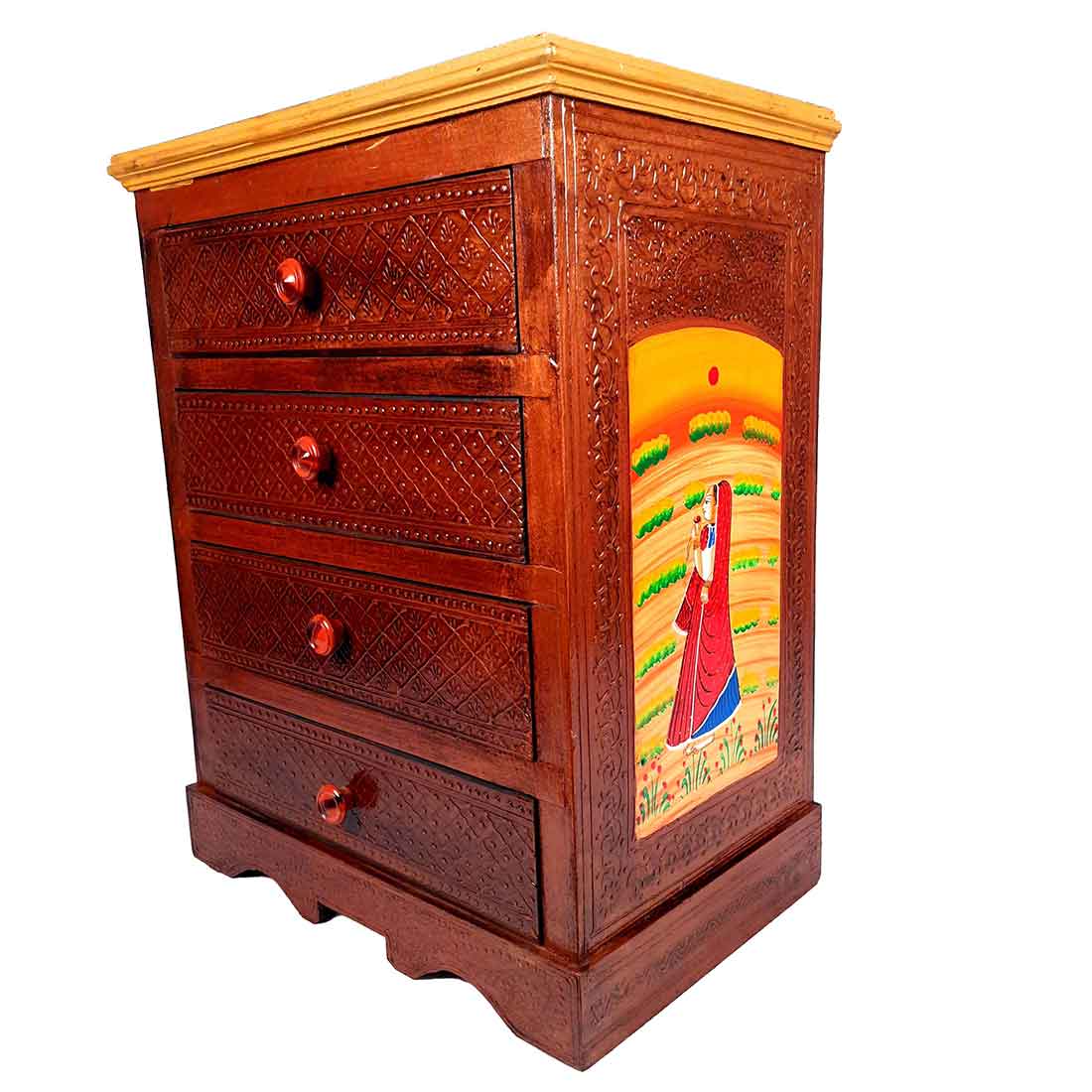 Bed Side Table | Wood Coffee Table | End Tables for Living Room - 24 Inch - ApkaMart