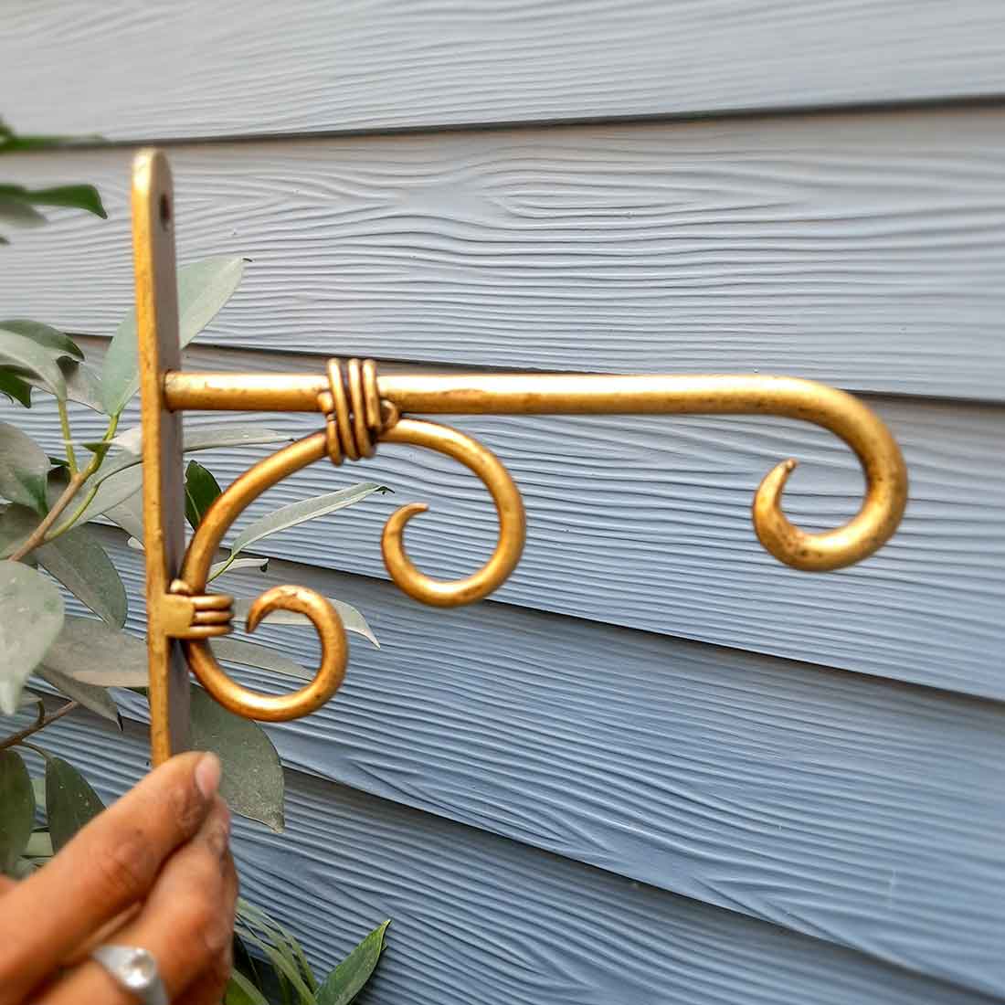 Metal Wall Hook - For Hanging Pots, Plants & Votives - 8 Inch - ApkaMart