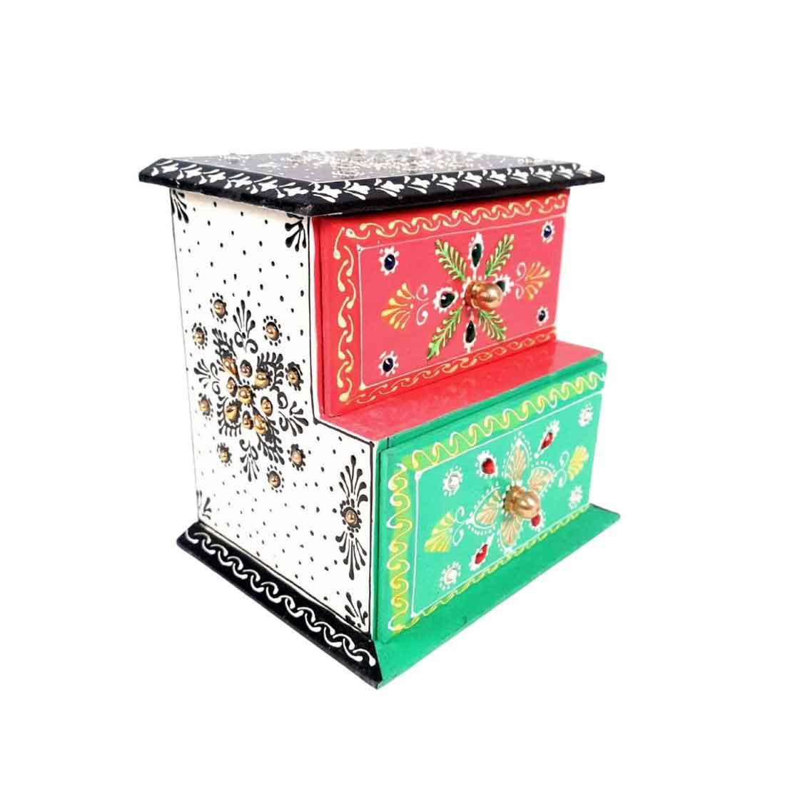 Jewellery Box | Decorative Box - For Earring & Necklace - 7 Inch - ApkaMart