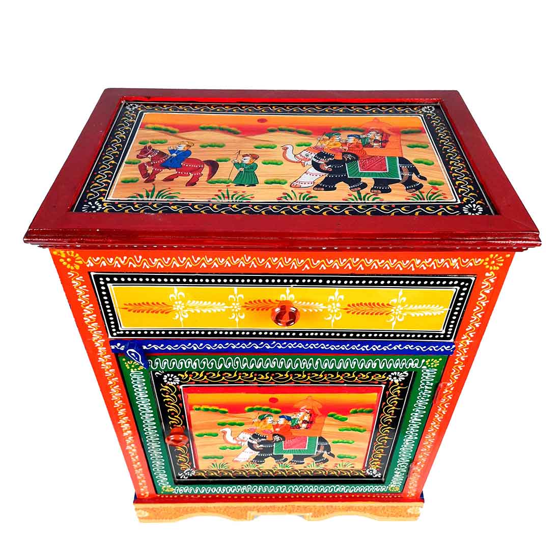 Bedside Table | Side Table with Drawer | for Placing Books & Magazines - 24 Inch - ApkaMart