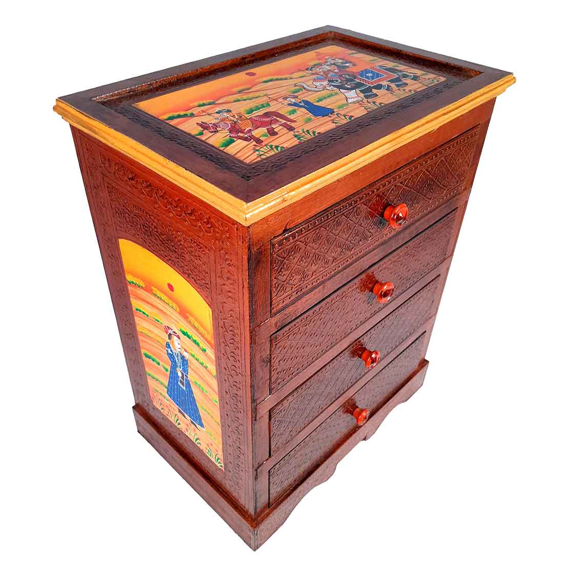 Bed Side Table | Wood Coffee Table | End Tables for Living Room - 24 Inch - ApkaMart