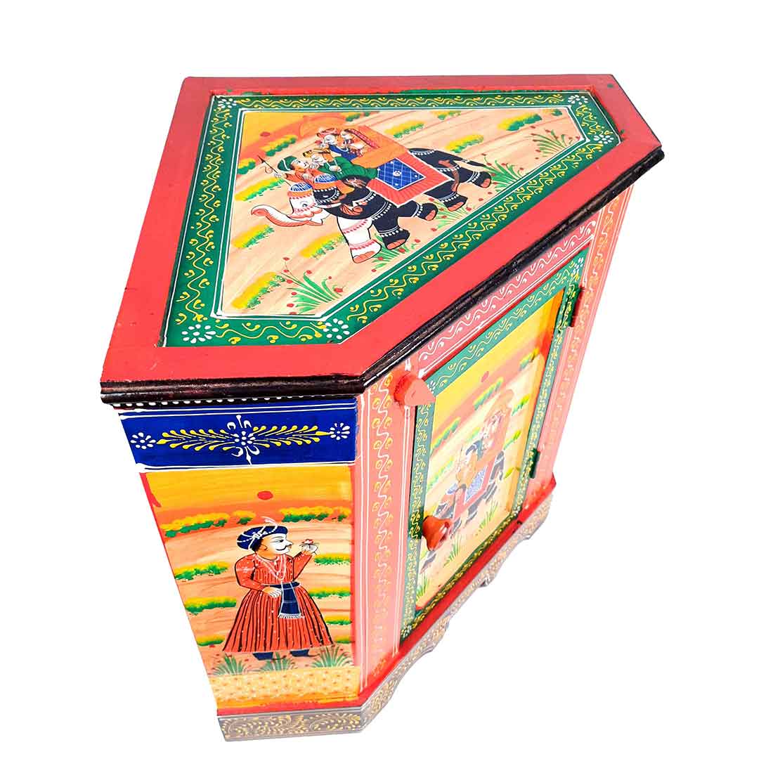 Almirah Corner Rack Corner | Tables for Living Room for Interiors Decor - 18 Inch - ApkaMart