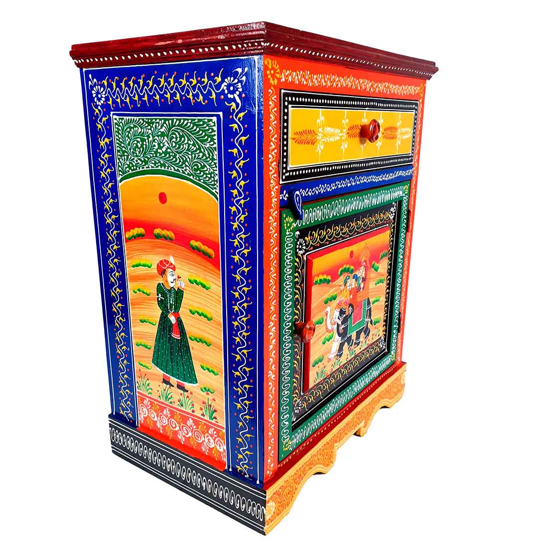 Bedside Table | Side Table with Drawer | for Placing Books & Magazines - 24 Inch - ApkaMart