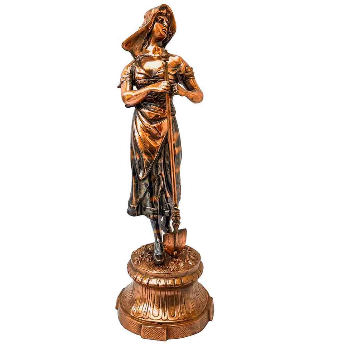 Lady Showpiece - Female Figurines - for Side Table Decoration  30 Inch - ApkaMart