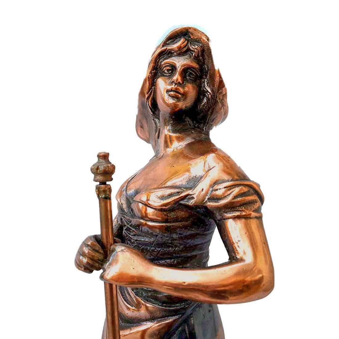 Lady Showpiece - Female Figurines - for Side Table Decoration  30 Inch - ApkaMart