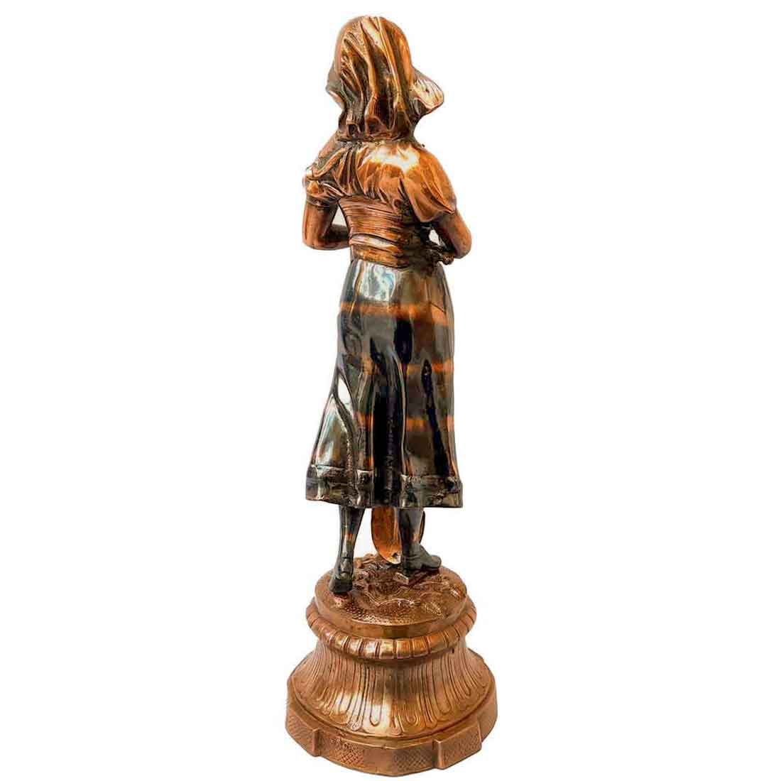 Lady Showpiece - Female Figurines - for Side Table Decoration  30 Inch - ApkaMart