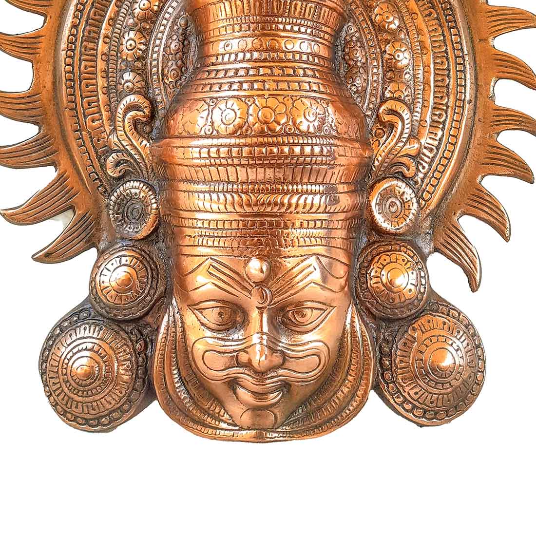 Kathkali Mask Wall Hanging - For Living room & Entrance Decor - 11 Inch - ApkaMart