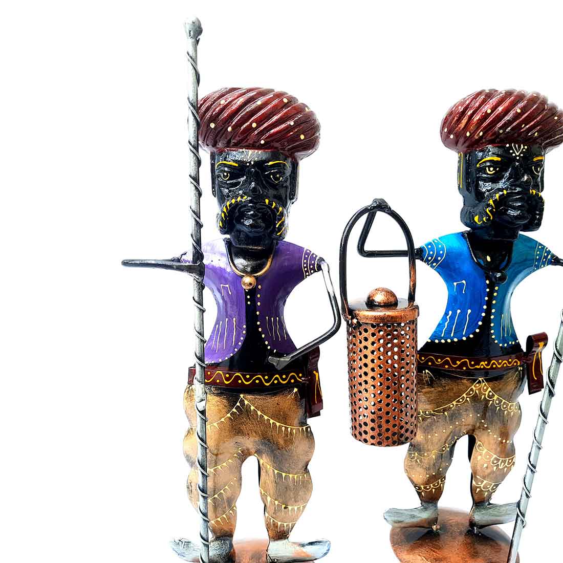 Village Men - Human Figurine - Unique Showpiece for Living Room - 15 Inch-Set of 3 - ApkaMart