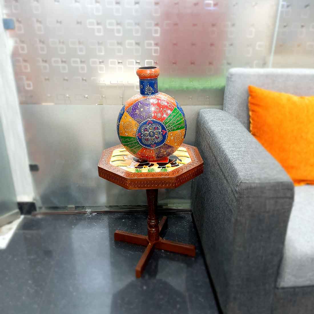 Lamp Table | Side Table for Living Room - for Office Decor & Gifts - Set of 2 - ApkaMart