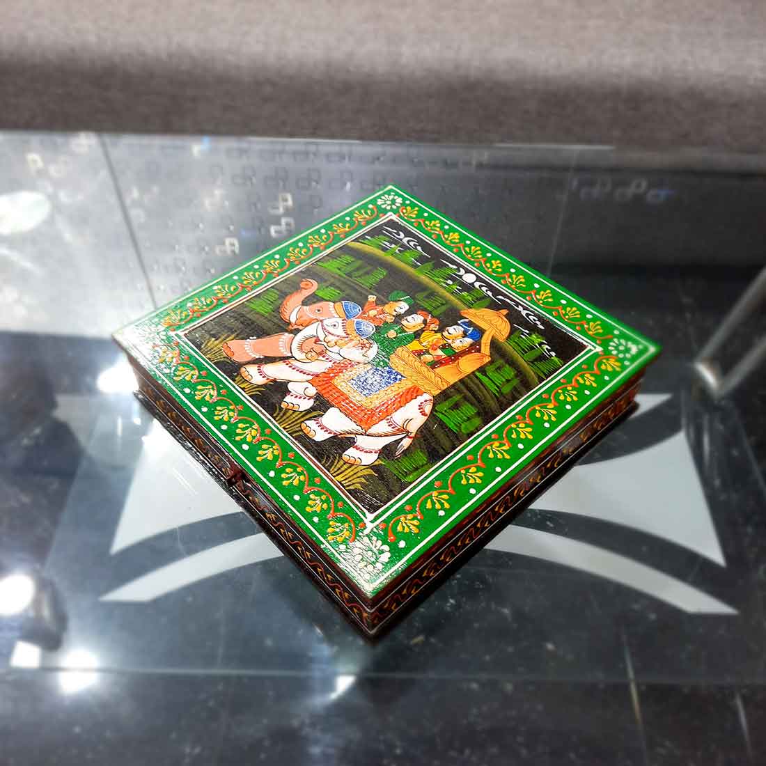 Jewellery Box | Decorative Box - For Earring & Necklace - 10 Inch - ApkaMart