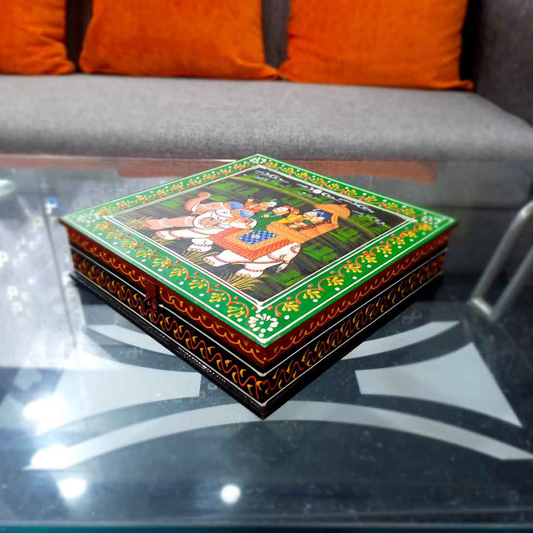 Jewellery Box | Decorative Box - For Earring & Necklace - 10 Inch - ApkaMart