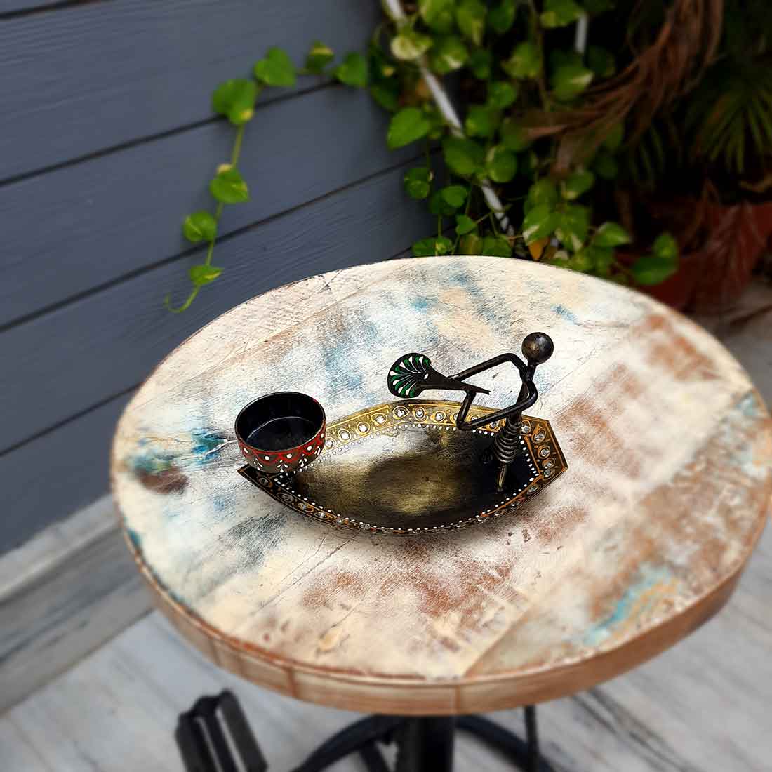 Tea Light Holder - Decorative Candle Holder Boat Design - For Home Decor & Gifts - 4 Inch - ApkaMart
