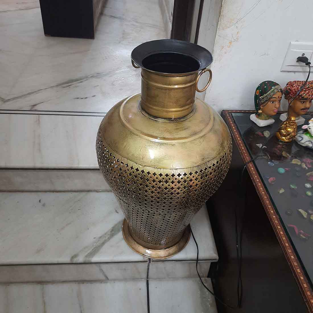 Beautiful LED Vase | Big Showpieces for Living Room - 20 Inch - ApkaMart