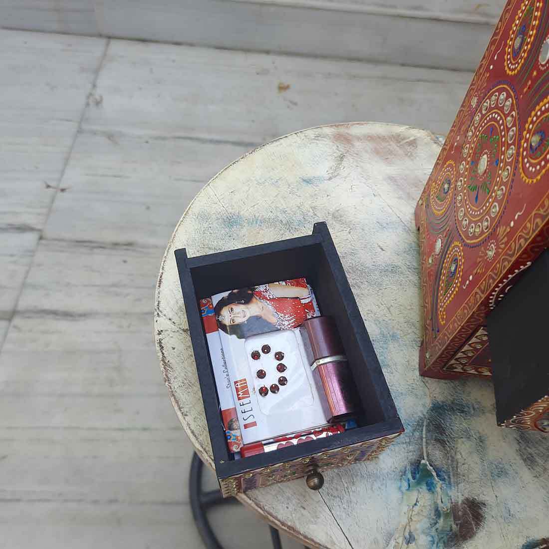 Jewelry Box | Wooden Box For Storage & Organizing - 10 Inch - ApkaMart