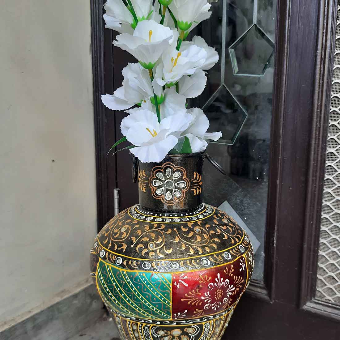 Long Flower Vase | Flower Pot for Home Decoration - 16 Inch - ApkaMart