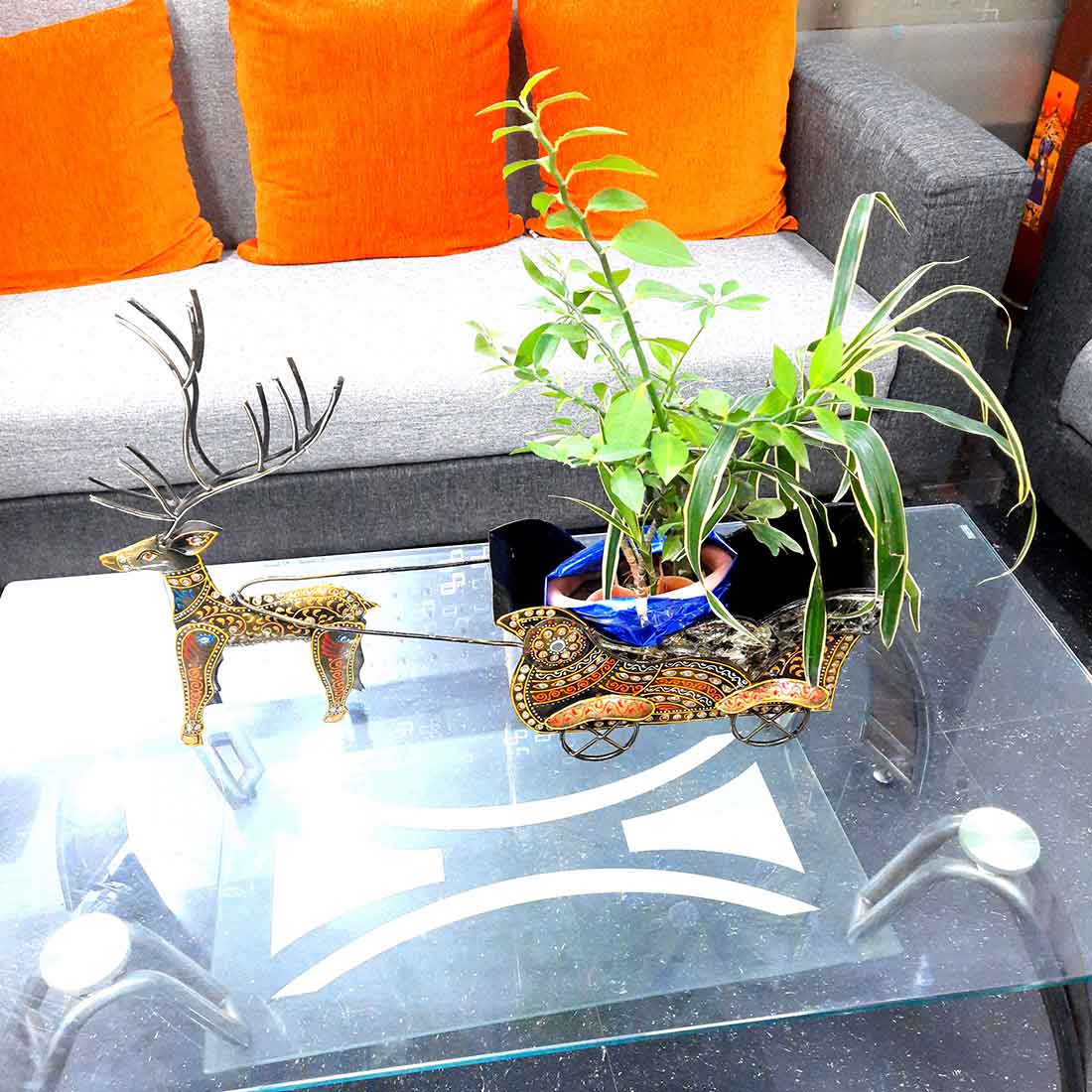 Wine Bottle holder - Deer Design -  26 Inch - ApkaMart