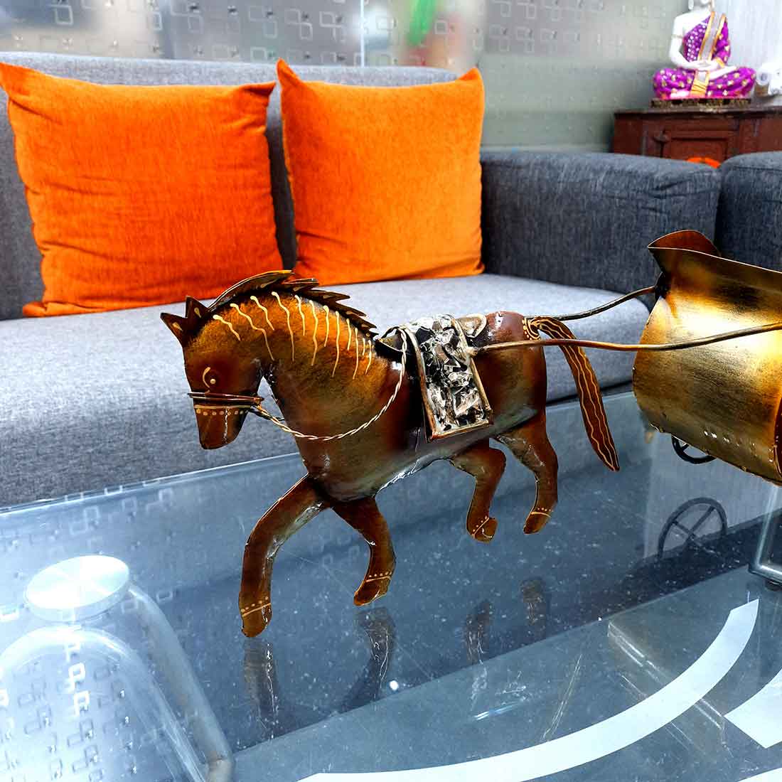 Wine Bottle Holder - Horse Design - 27 Inch - ApkaMart