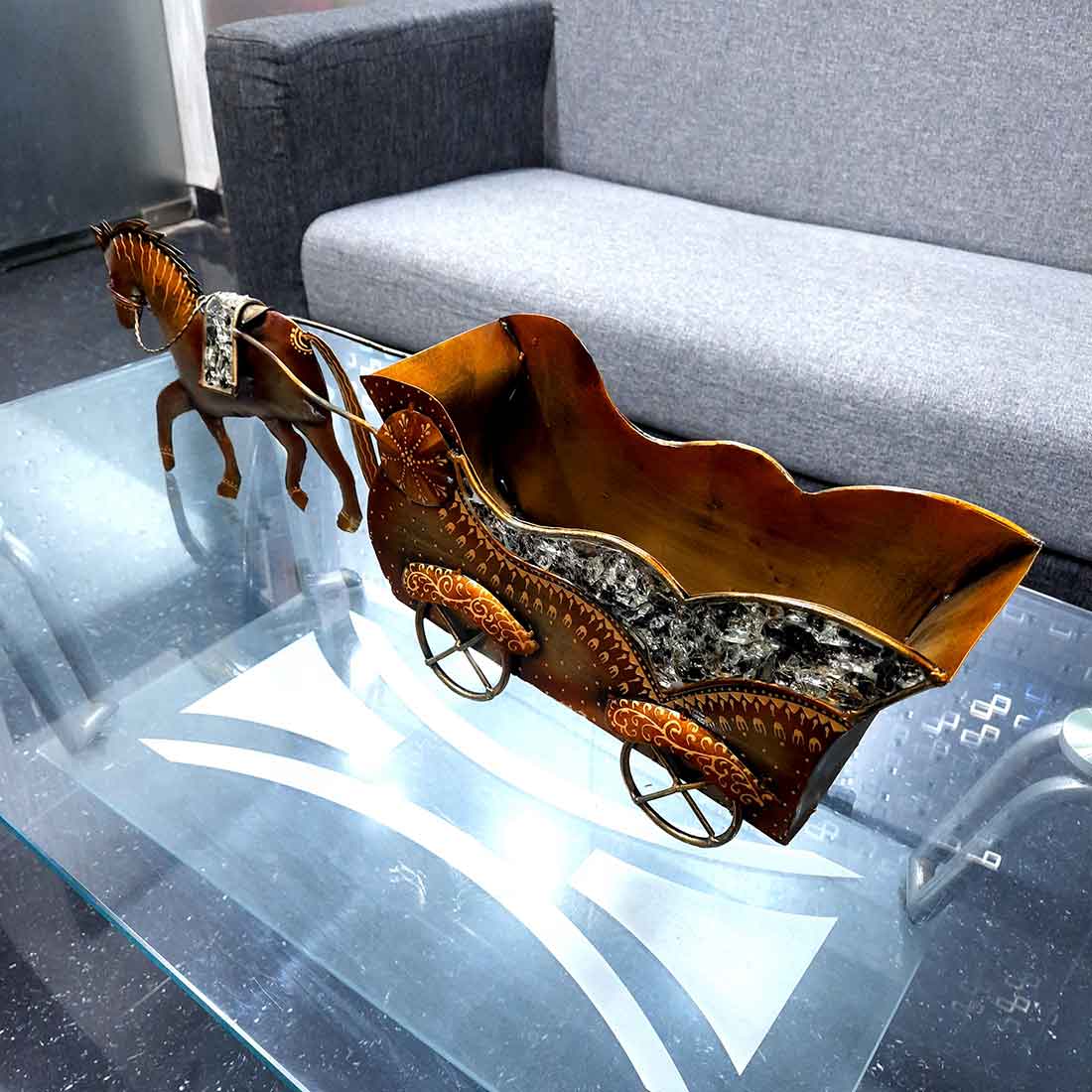 Wine Bottle Holder - Horse Design - 27 Inch - ApkaMart