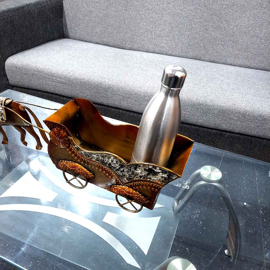 Wine Bottle Holder - Horse Design - 27 Inch - ApkaMart