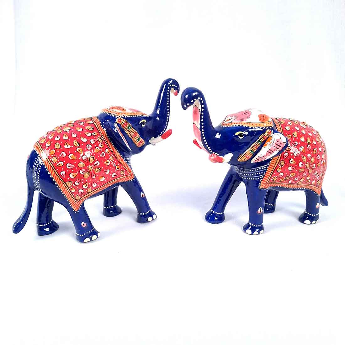 Elephant Showpiece For Home Decor & Gifts - 2 Inch -Set of 2 - ApkaMart