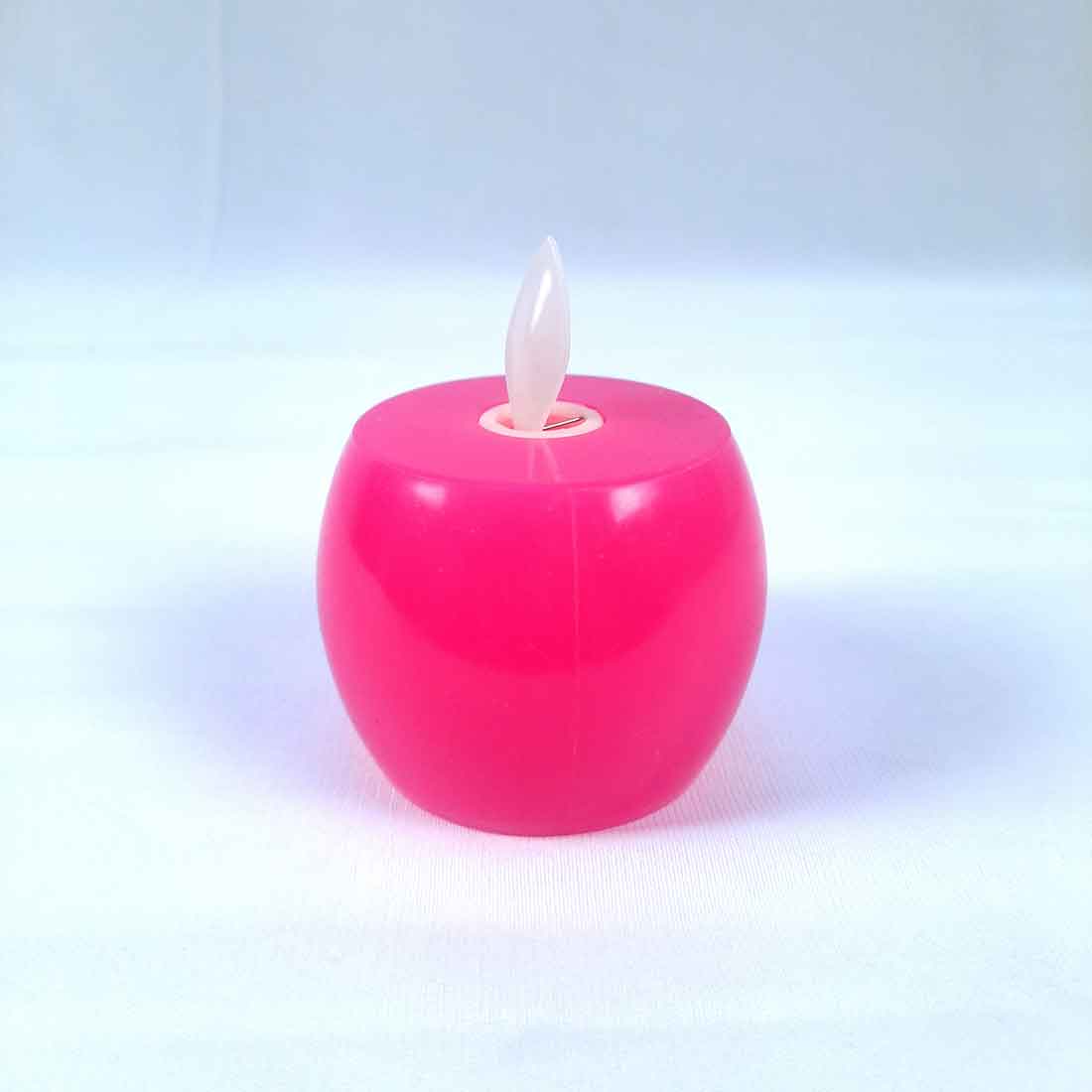 LED Candle -  For Diwali | Christmas | Wedding & Home Decor - 3 Inches - ApkaMart