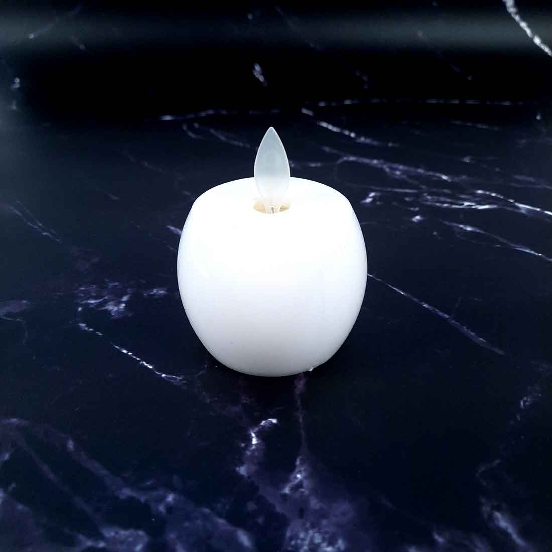 LED Candle - For Diwali & Birthday Decoration -  3 Inches - ApkaMart