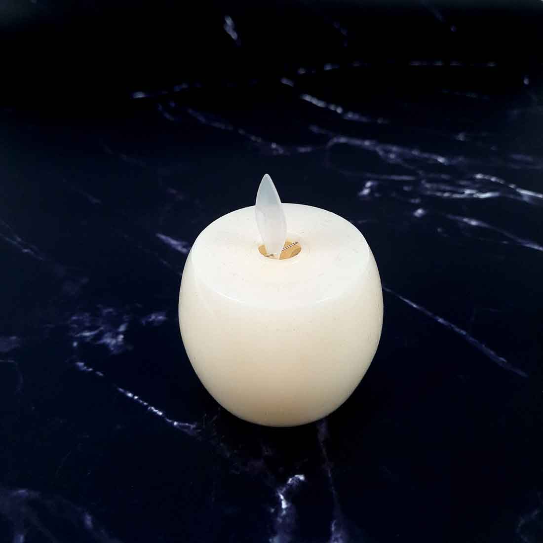 LED Candle - For Diwali & Birthday Decoration -  3 Inches - ApkaMart